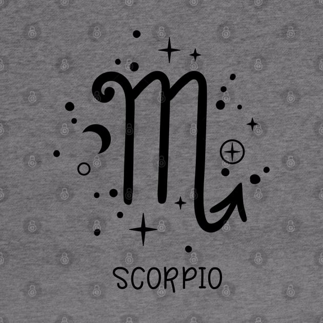 Scorpio Celestial Zodiac Sign Symbol by The Cosmic Pharmacist